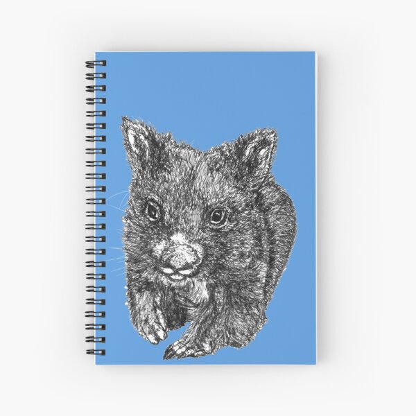 Bill the Baby Wombat Spiral Notebook