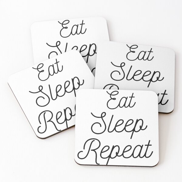 Item preview, Eat Sleep Repeat designed and sold by artesiaKT.