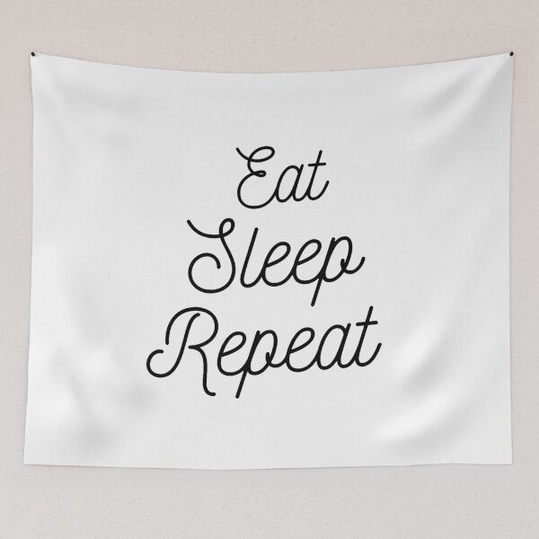 Item preview, Eat Sleep Repeat designed and sold by artesiaKT.