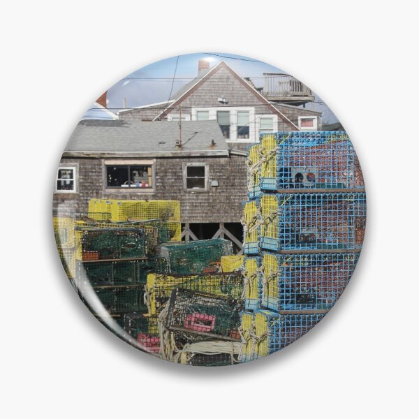 Item preview, Lobster Pots in Charming Rockport designed and sold by Autumn Seas Photography.