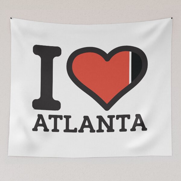 Item preview, “I love Atlanta" Basketball Fan T Shirt designed and sold by Ink Inc.