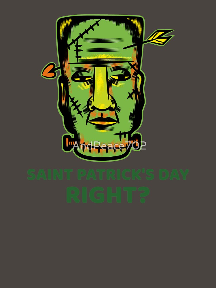 Thumbnail 7 of 7, Classic T-Shirt, SAINT PATRICK'S DAY RIGHT? designed and sold by AndPeace702.