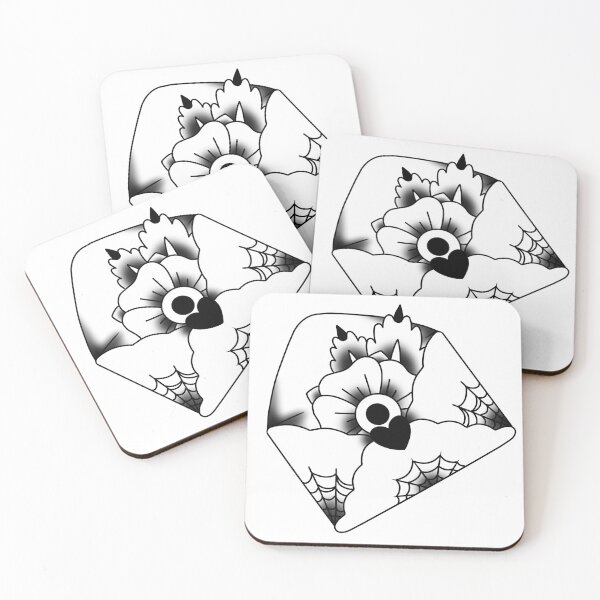 Item preview, goth flower letter designed and sold by despresso.