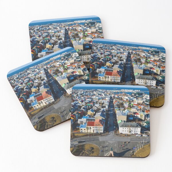 Item preview, Colorful Rekjavik houses designed and sold by emmarsheehan.