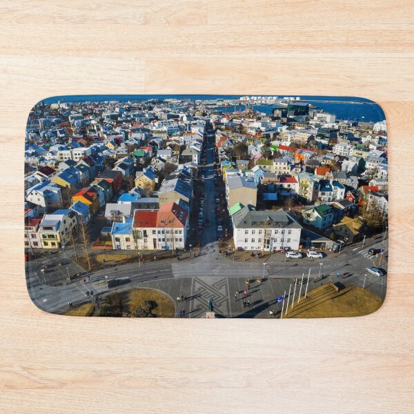 Item preview, Colorful Rekjavik houses designed and sold by emmarsheehan.
