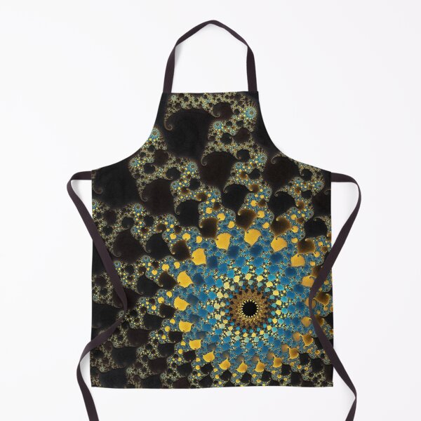 Item preview, Yellow and Blue Abstract Fractal Web designed and sold by Manpreet Sokhi.
