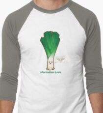 Information Leek Men's Baseball ¾ T-Shirt