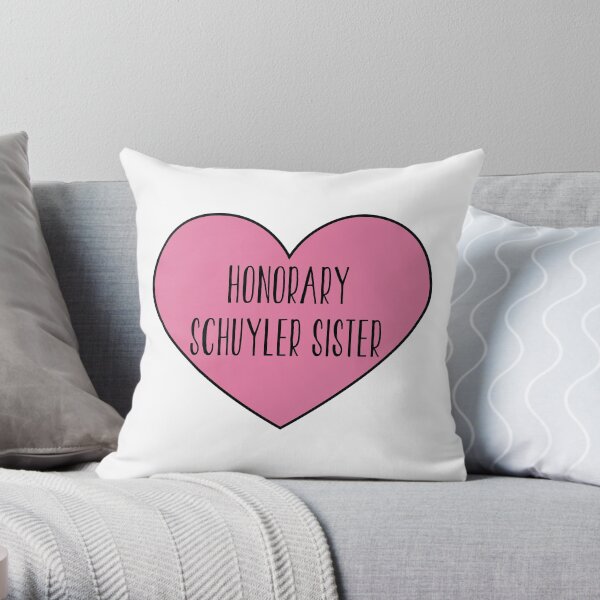 Honorary Schuyler Sister Throw Pillow
