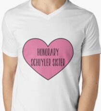 Ehrenschuyler Schwester T-Shirt mit V-Ausschnitt