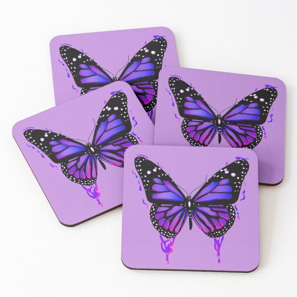 Item preview, Purple butterflies designed and sold by Miaart365.