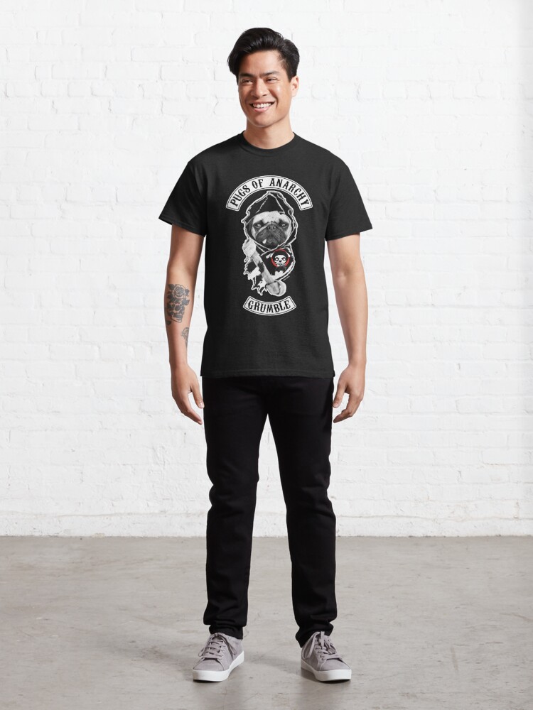 Alternate view of pugs of anarchy Classic T-Shirt
