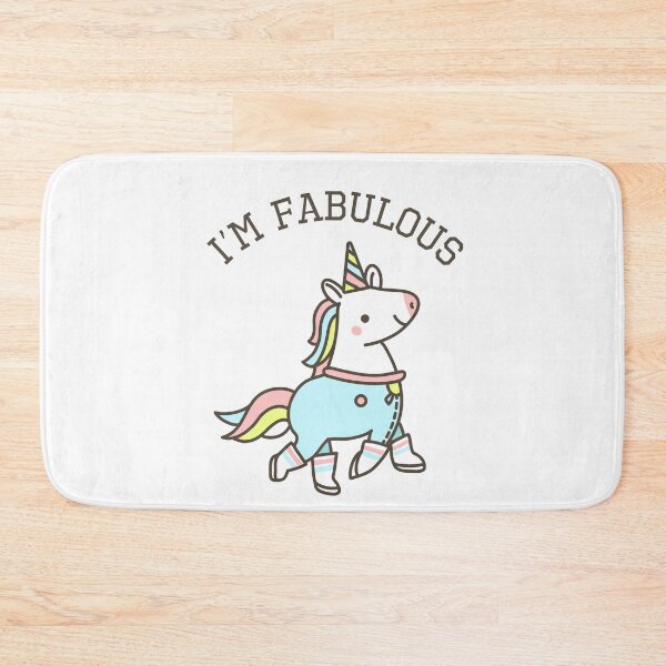 Item preview, I’m Fabulous | Unicorn designed and sold by Lizzamour.