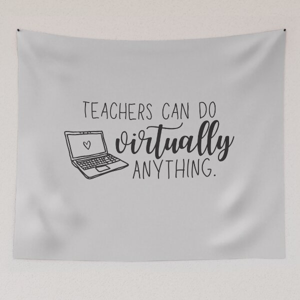 Item preview, Teachers Can Do Virtually Anything Online Learning Funny designed and sold by natalieritchie.