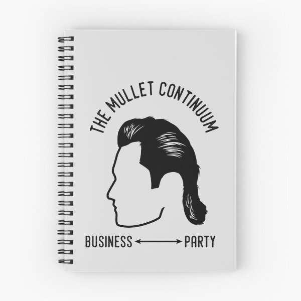 Item preview, The Mullet Continuum Business in Front Party at the Back designed and sold by Grafik Traffik.