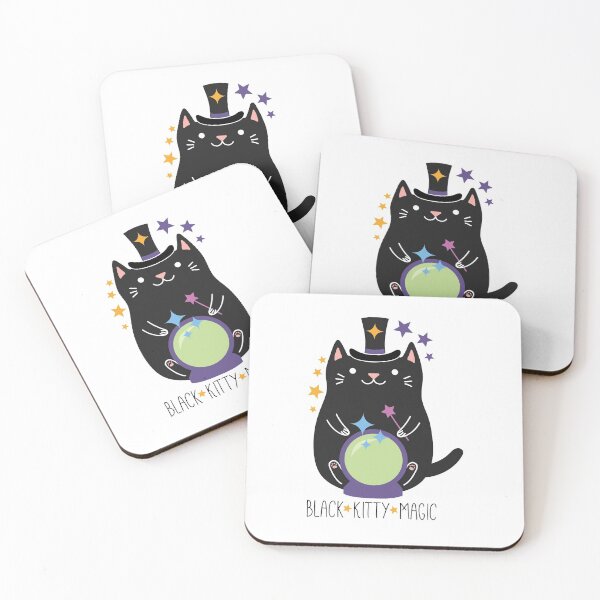 Item preview, Black Kitty Magic designed and sold by DesignLabMedia.