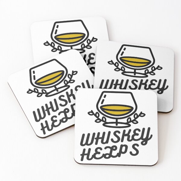 Item preview, Funny Saying Whiskey Helps designed and sold by Clothing-Guru.