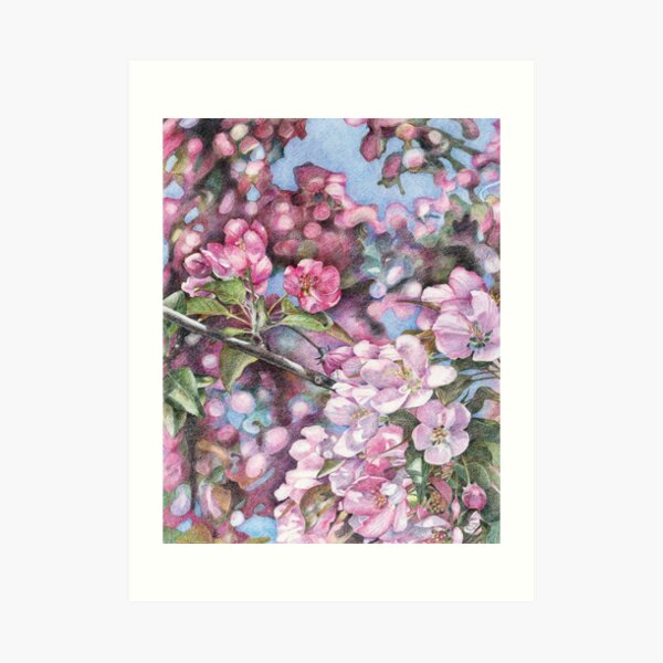 Printemps : l'arbre en fleurs Impression artistique