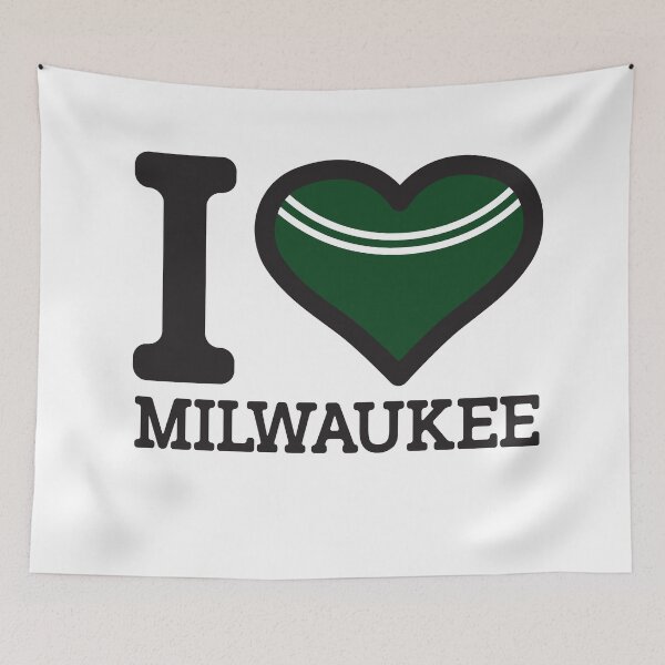 Item preview, “I love Milwaukee" Basketball Fan T Shirt designed and sold by Ink Inc.