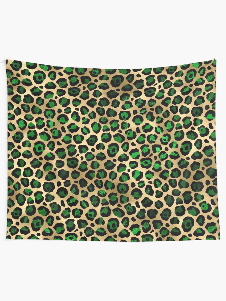 emerald green tapestry