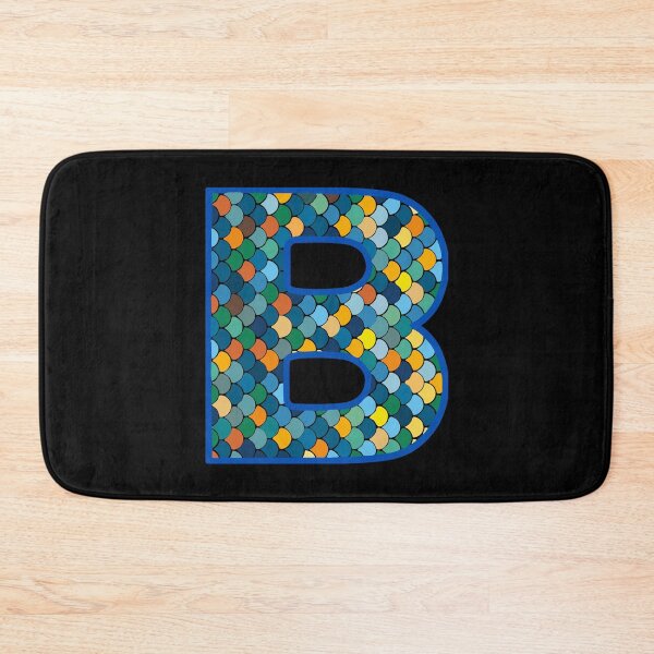 Item preview, Letter B (blue and orange) designed and sold by artfulnotebook.