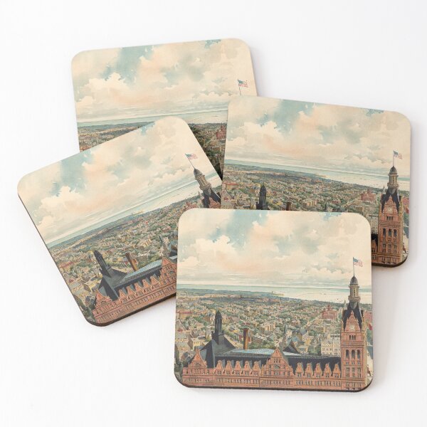 Item preview, Panoramic view of Milwaukee, 19th Century designed and sold by ganje.