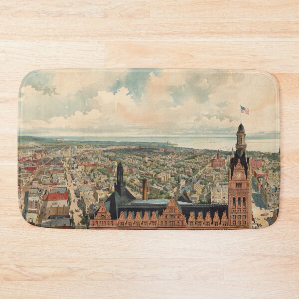 Item preview, Panoramic view of Milwaukee, 19th Century designed and sold by ganje.