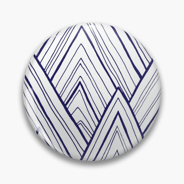 Item preview, Montañas de la raya - azul marino designed and sold by Sally Cummings.