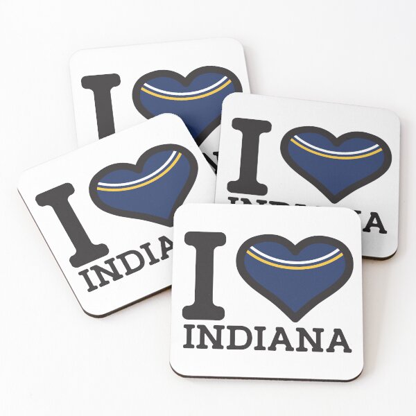 Item preview, “I love Indiana" Basketball Fan T Shirt designed and sold by Ink Inc.