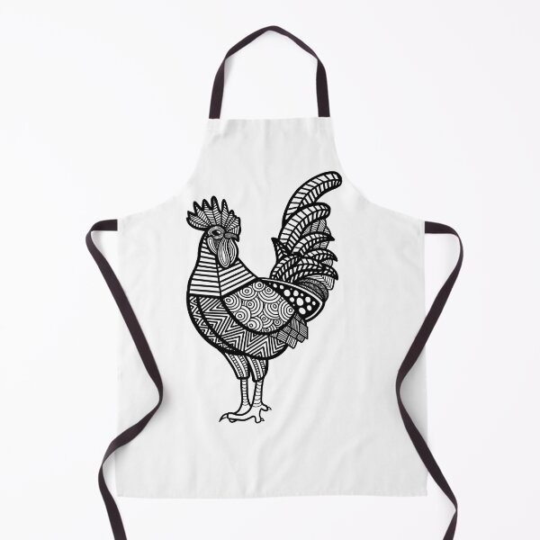 Item preview, Rooster Zentangle designed and sold by ClaresColoring.
