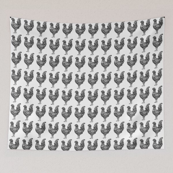 Item preview, Rooster Zentangle designed and sold by ClaresColoring.
