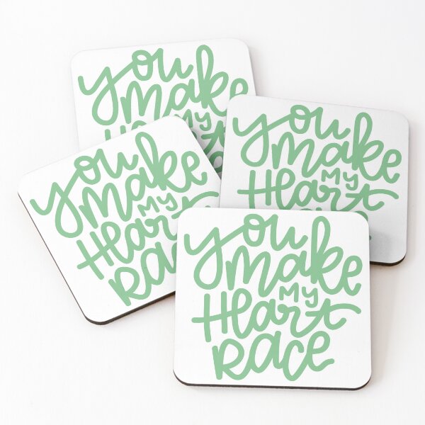 Item preview, You make My Heart Race - Mint designed and sold by TswizzleEG.