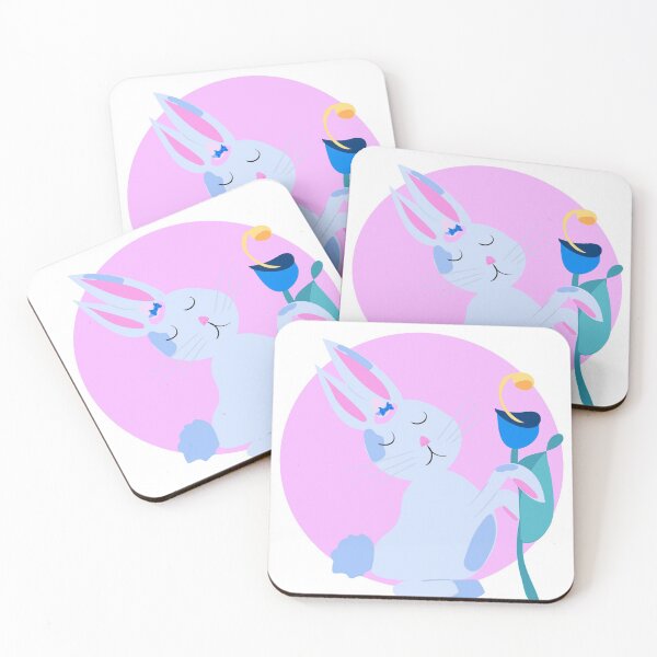 Item preview, Cute bunny and flower  designed and sold by Gabrielle Freitas.
