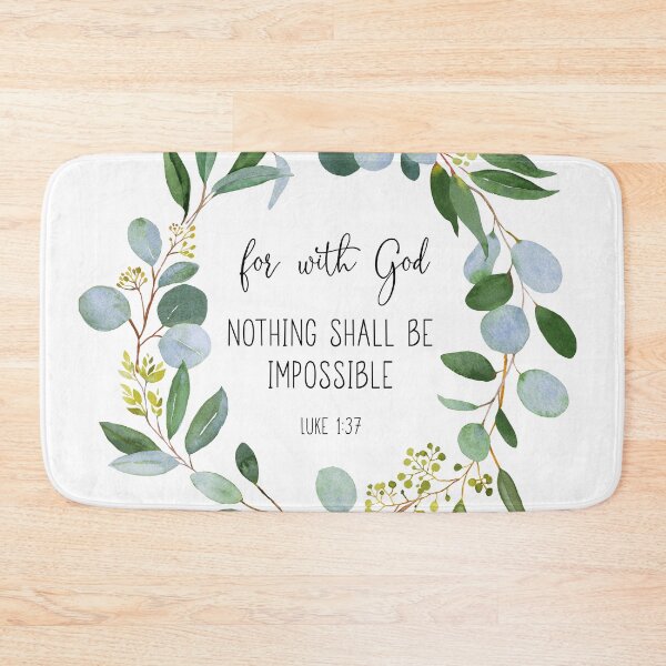 Item preview, Luke 1:37 Nothing Shall Be Impossible designed and sold by KAMdesignhaus.