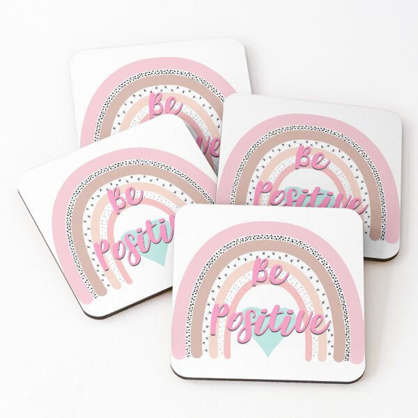 Item preview, be positive rainbow designed and sold by Nicz Design Studio.
