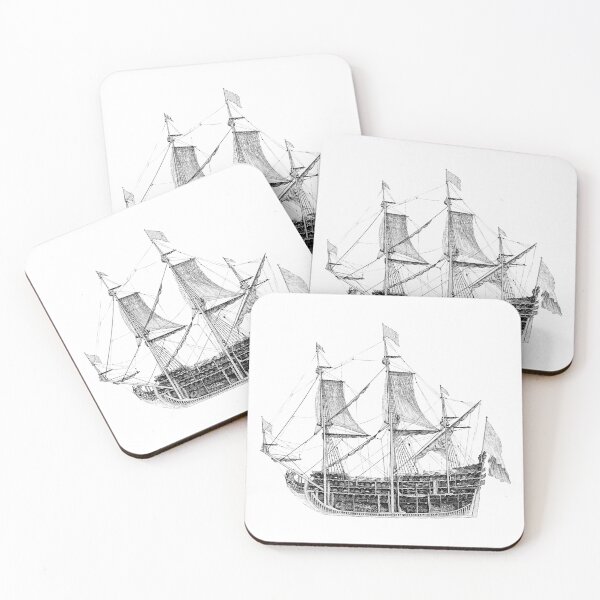 Artikelvorschau, Segelschiff Illustration. entworfen und verkauft von emphatic.