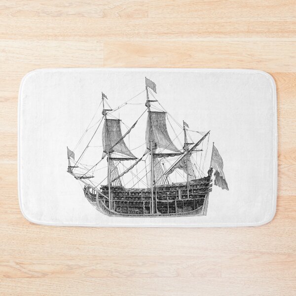 Artikelvorschau, Segelschiff Illustration. entworfen und verkauft von emphatic.