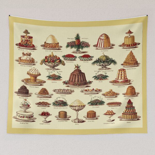 Item preview, Vintage Desserts by Mrs. Beeton designed and sold by ACH-Designs.