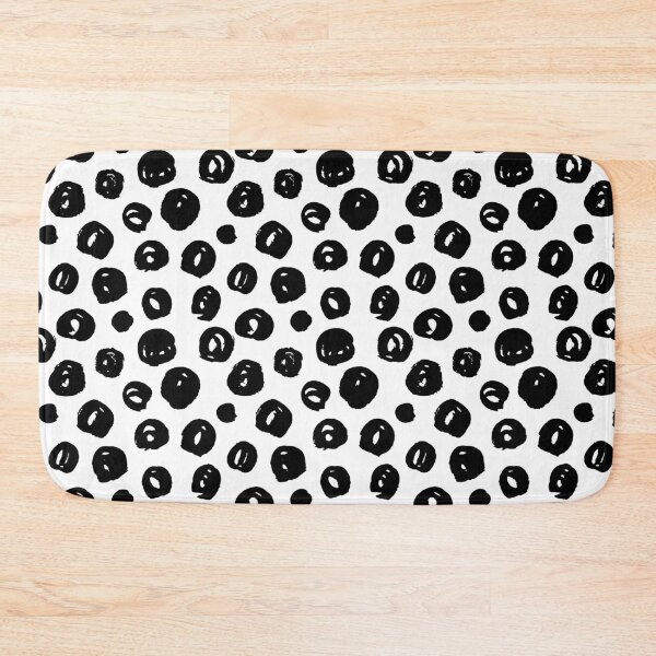 Item preview, Black And White Plant Artwork,  Distressed Circles designed and sold by GulQari.