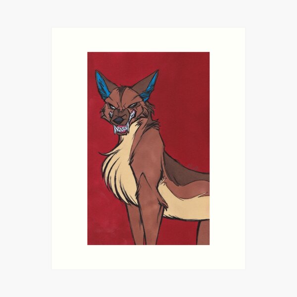All Hail the Red Queen - flat colors Art Print