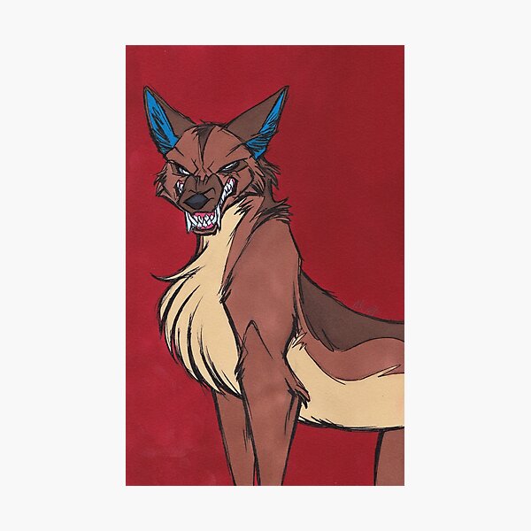 All Hail the Red Queen - flat colors Photographic Print