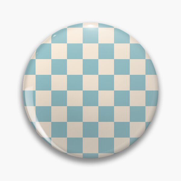 Item preview, Peachy and sky blue chessboard pattern designed and sold by ZANGRAM.