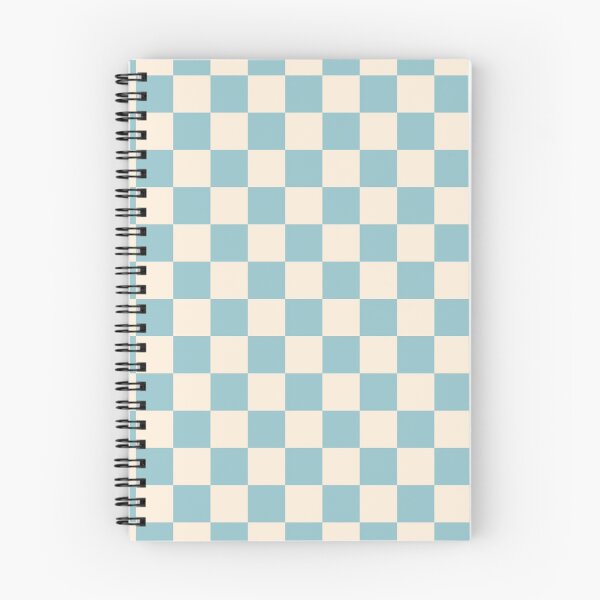 Item preview, Peachy and sky blue chessboard pattern designed and sold by ZANGRAM.