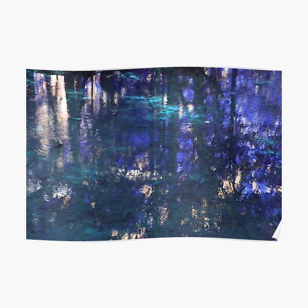 Purple Impressionist Design Poster