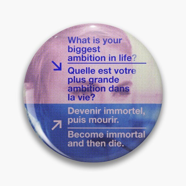Item preview, Jean Luc-Godard Breathless "Immortal" Quote 1960 French Movie [À bout de souffle] designed and sold by schawnlees.