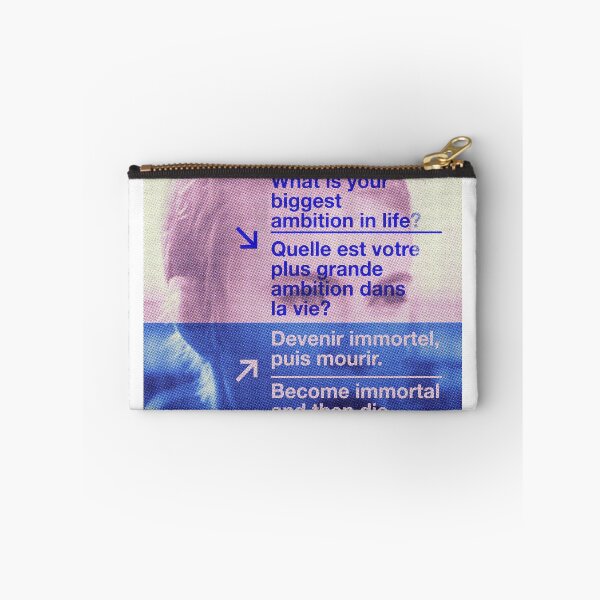 Item preview, Jean Luc-Godard Breathless "Immortal" Quote 1960 French Movie [À bout de souffle] designed and sold by schawnlees.