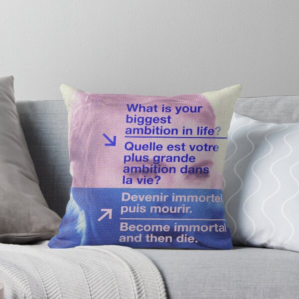 Item preview, Jean Luc-Godard Breathless "Immortal" Quote 1960 French Movie [À bout de souffle] designed and sold by schawnlees.
