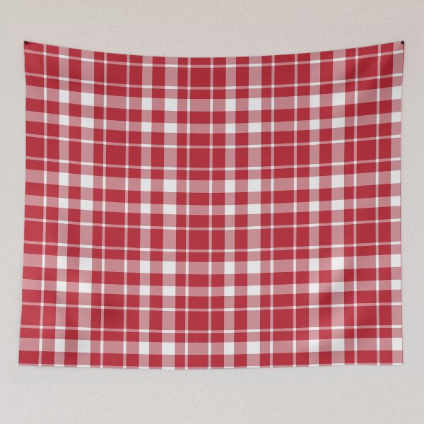 Item preview, Red Plaid Tartan Textured Pattern designed and sold by Siu-Hong Mok.