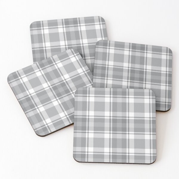 Item preview, Grey Plaid Tartan Textured Pattern designed and sold by Siu-Hong Mok.