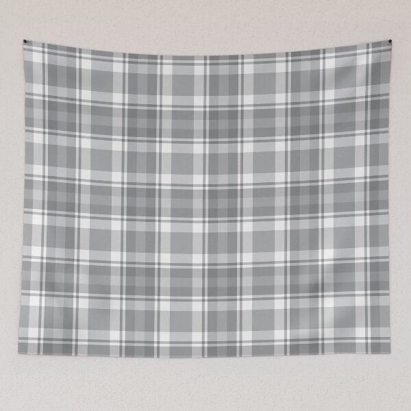 Item preview, Grey Plaid Tartan Textured Pattern designed and sold by Siu-Hong Mok.