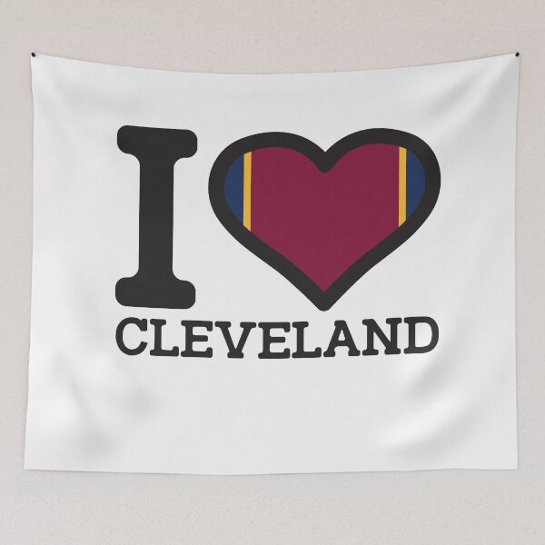 Item preview, “I love Cleveland" Basketball Fan T Shirt designed and sold by Ink Inc.